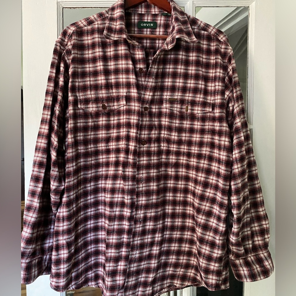 Men’s Orvis shirt flannel L